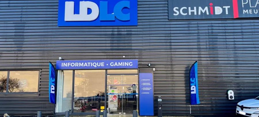 Vitrine du magasin LDLC Orléans